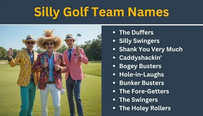 Silly golf team names