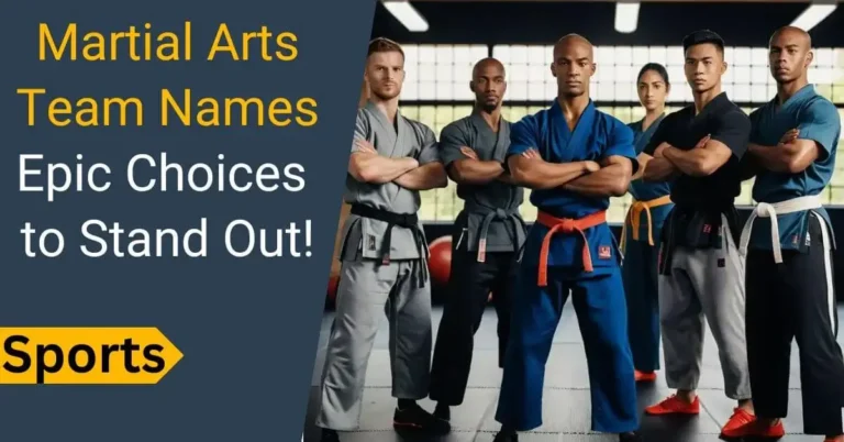 Martial arts team names