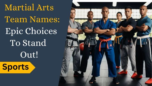 Martial arts team names