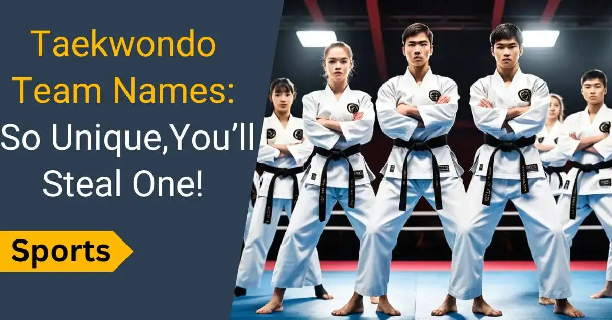 Taekwondo team names