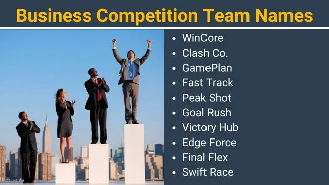 Business Competition team names