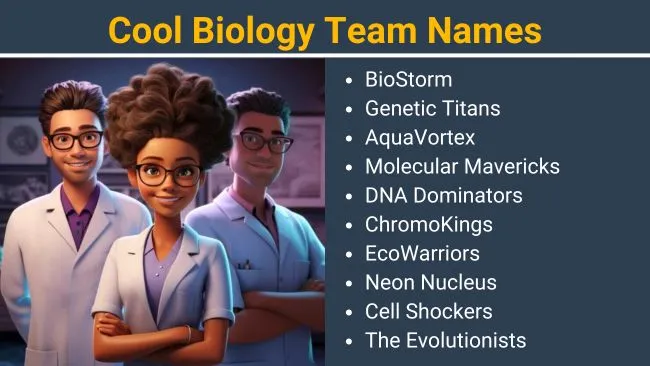 Cool Biology team names