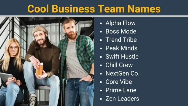 Cool Business team names