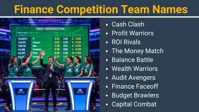 Finance Competition team names