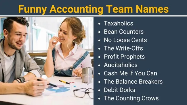 Funny Accounting Team Names