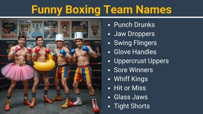 Funny Boxing team names