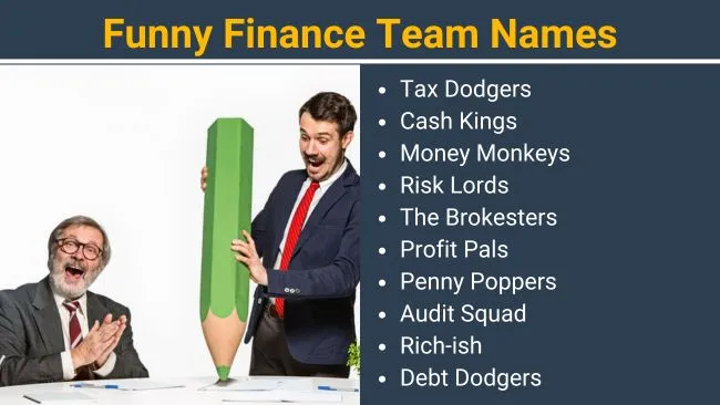 Funny finance team names
