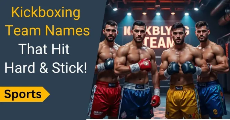 Kickboxing team names