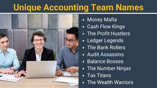 Unique Accounting Team Names