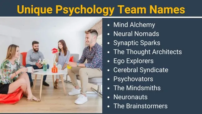 Unique Psychology team names