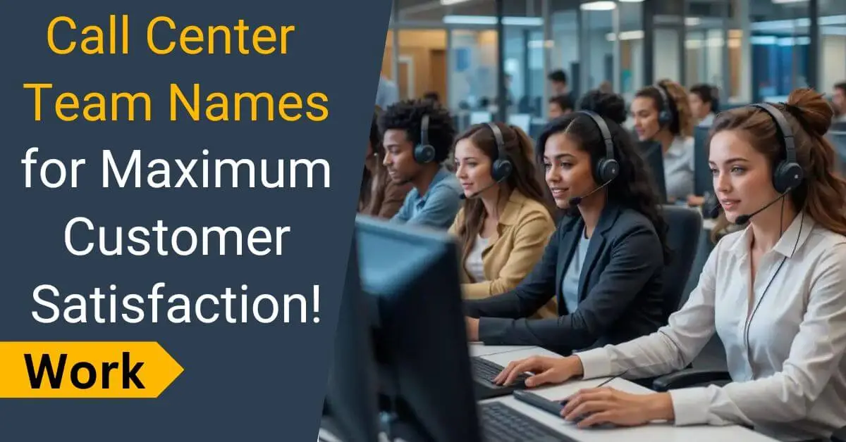 Call Center team names