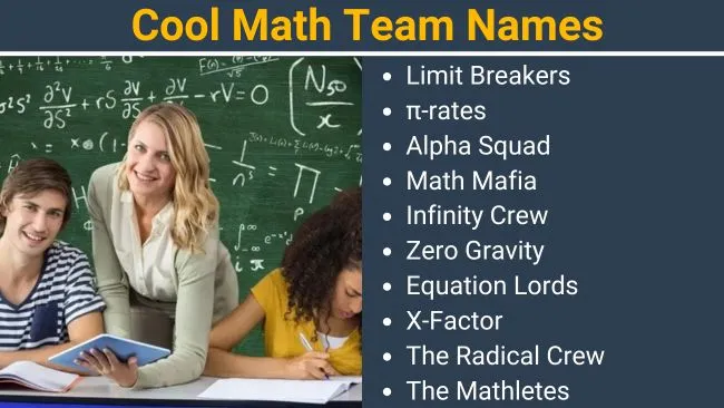 Cool Math team names