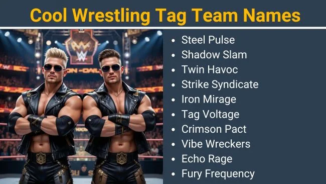 Cool Wrestling Tag team names