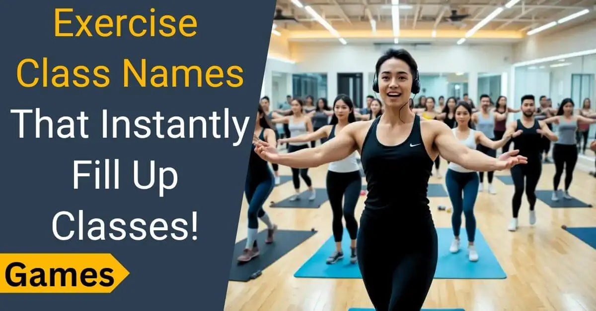 Exercise class names
