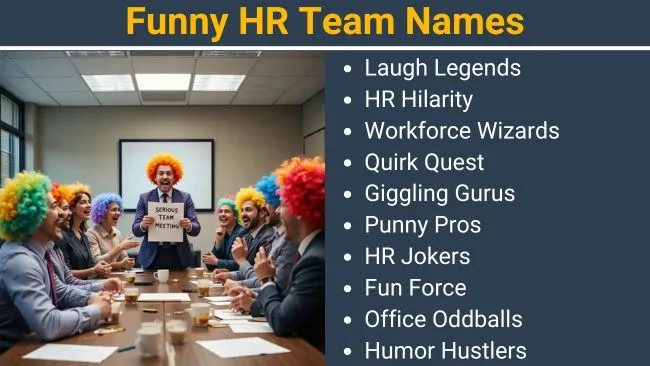 Funny HR Team Names