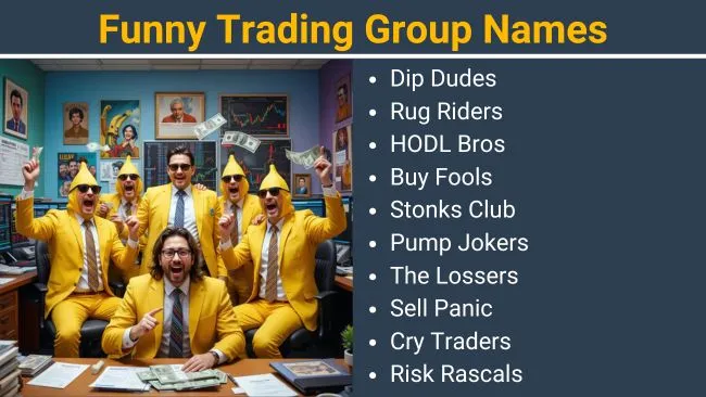 Funny Trading group names