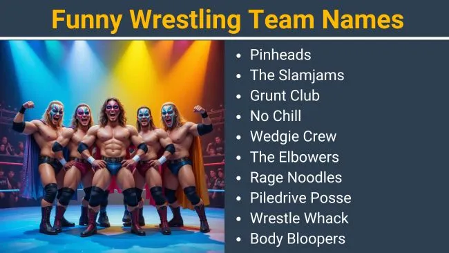Funny Wrestling team names