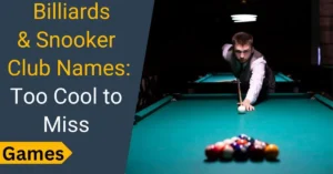 Snooker club names
