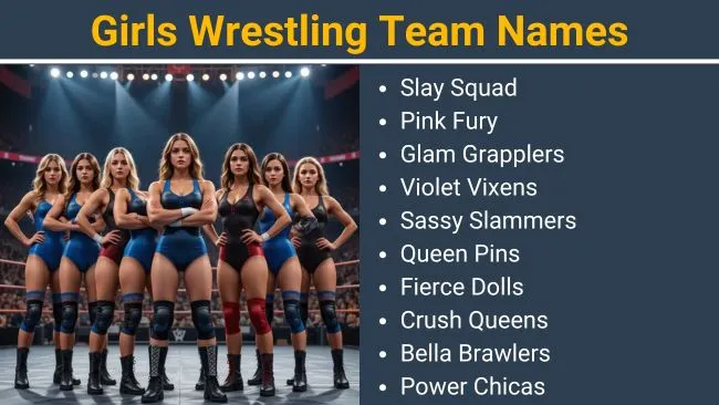 Girls Wrestling team names