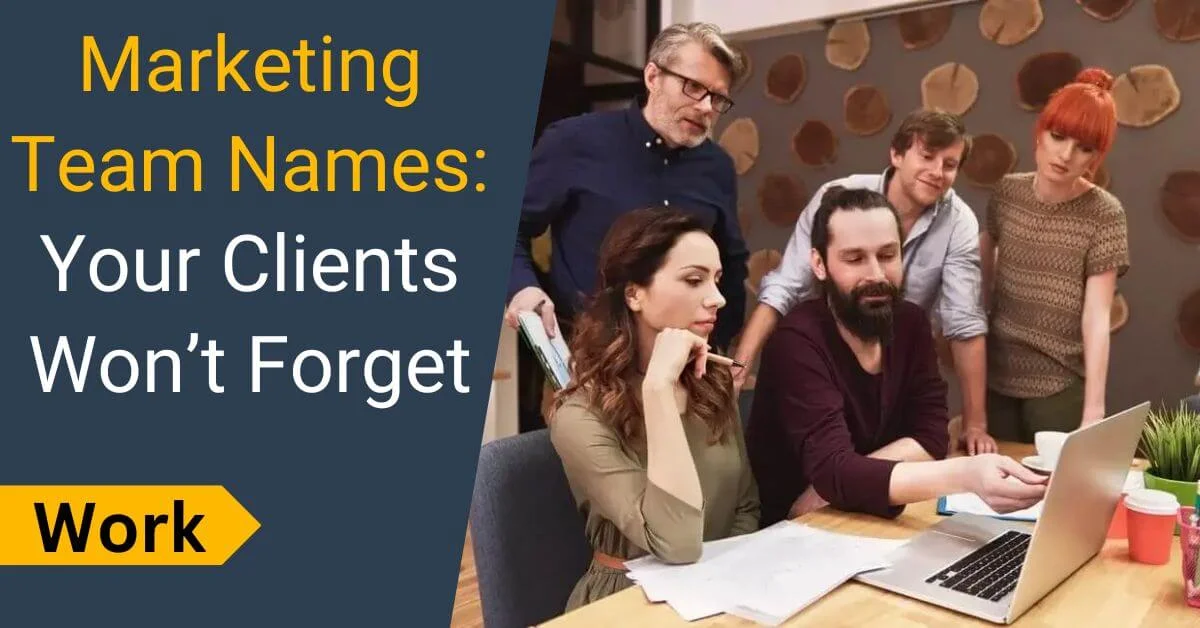 Marketing team names
