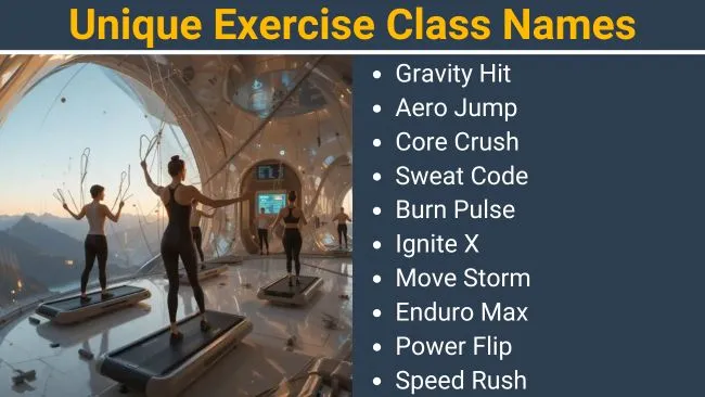 Unique Exercise class names