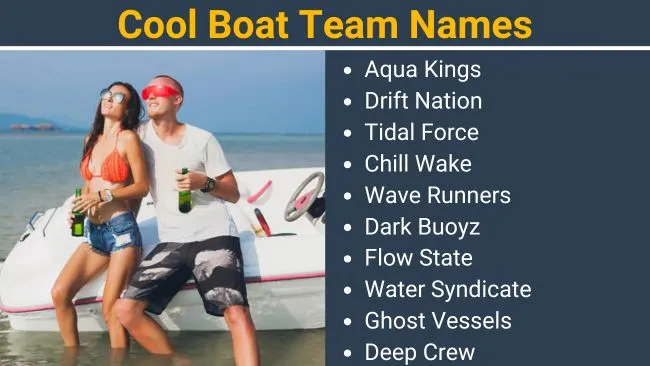 Cool Boat Team Names