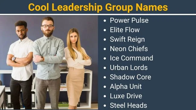 Cool Leadership Group names