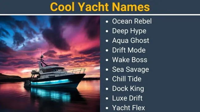 Cool Yacht Names