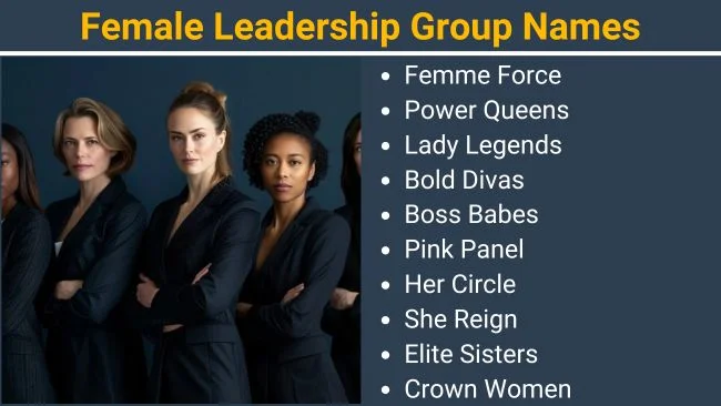 Female Leadership Group names