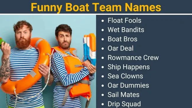 Funny Boat Team Names