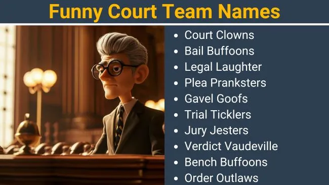 Funny Court Team names