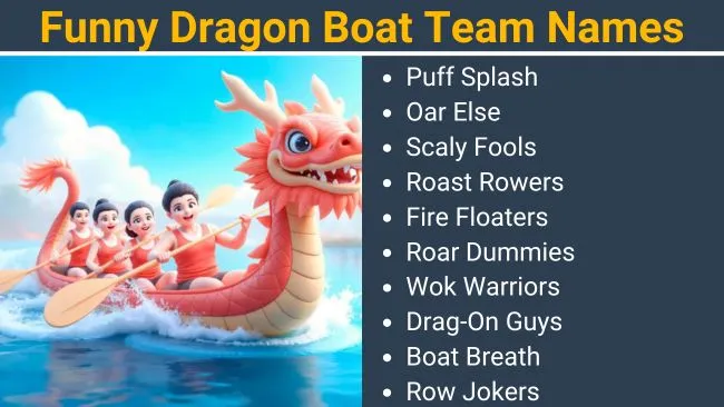 Funny Dragon Boat Team Names