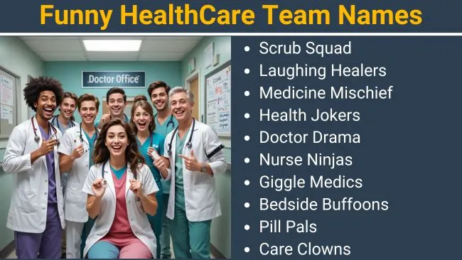 Funny Healthcare Team Names