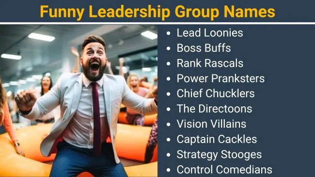 Funny Leadership Group names