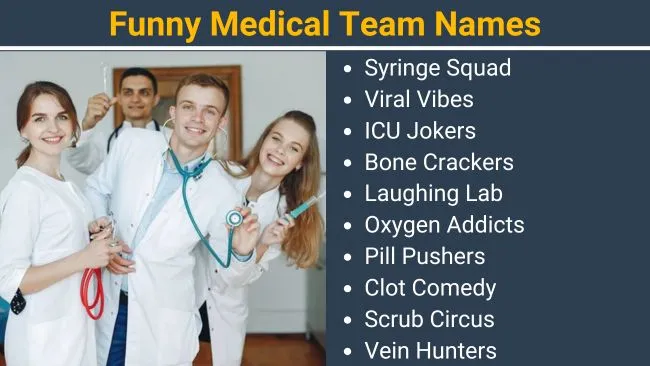 Funny Medical Team Names