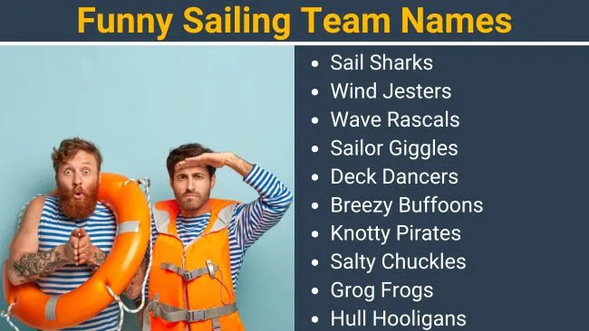 Funny Sailing Team names