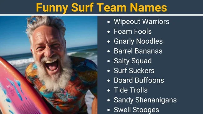 Funny Surf Team Names