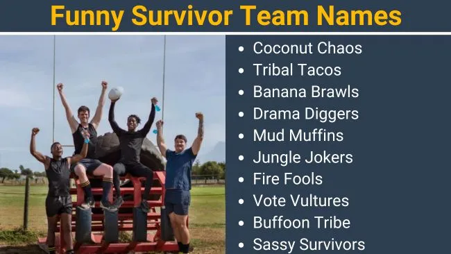 Funny Survivor Team Names
