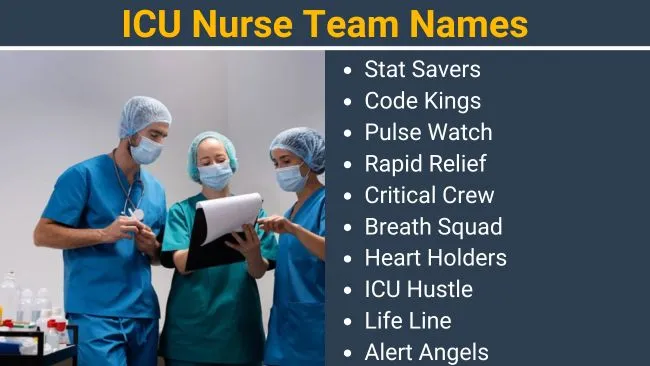 ICU Nurse Team Names