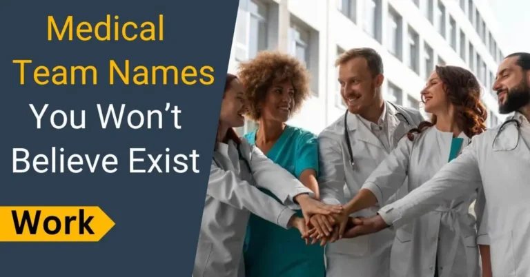 Medical Team Names