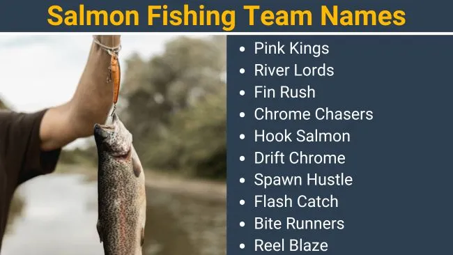 Salmon Fishing Team Names