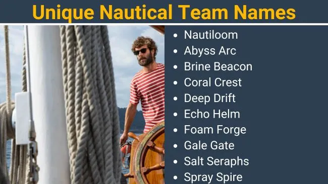 Unique Nautical Team names