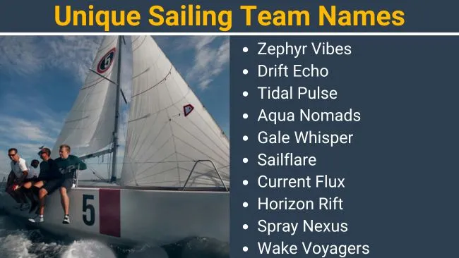 Unique Sailing Team names