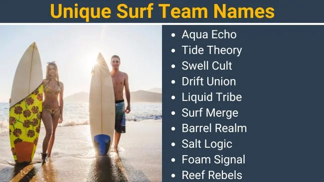 Unique Surf Team Names