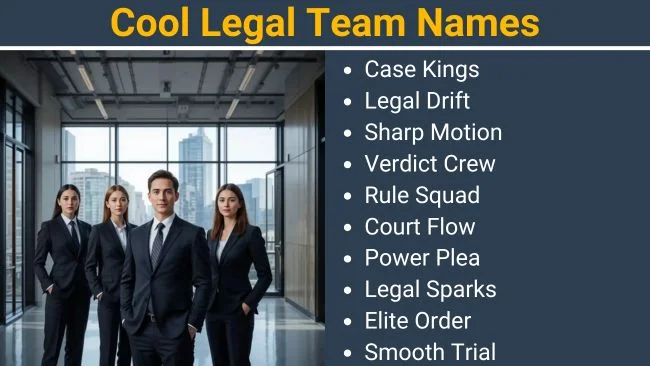 Cool Legal Team names