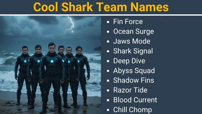 Cool Shark Team Names