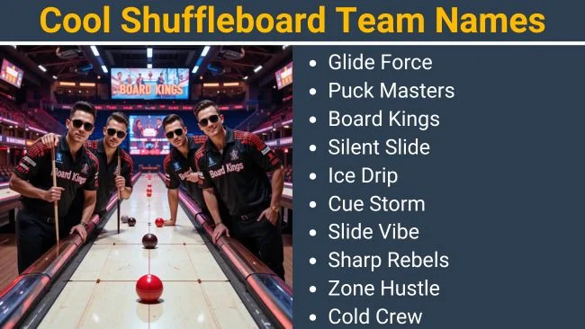 Cool Shuffleboard Team Names
