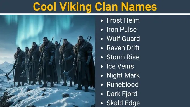 Cool Viking clan Names