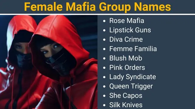 Female Mafia Group Names
