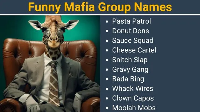 Funny Mafia Group Names